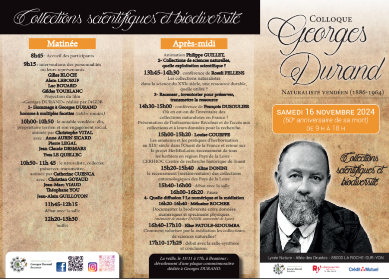 COLLOQUE GEORGES DURAND