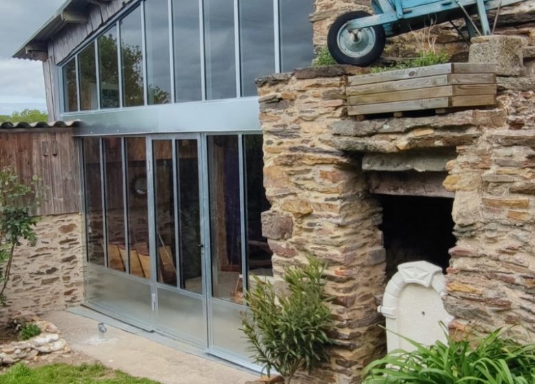 Yourte Goyo avec piscine à la campagne à Thorigny en Vendée