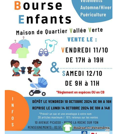 Bourse aux vêtements enfants