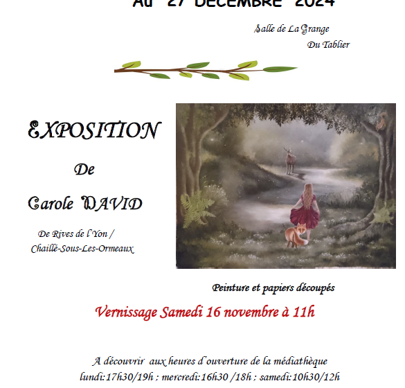 Exposition de Carole David